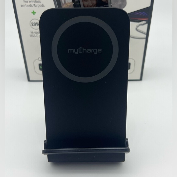 MyCharge True Universal 3-in-1 Wireless Charging Stand for iPhones Airpods 20W - Picture 2 of 12